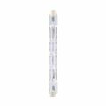 Ledvance Sylvania 58996 Halogen Bulb, 500 W, R7s Lamp Base, T3 Lamp, 9500 Lumens, 2000 hr Average Life 500T3Q/CL(FCL)-120V/58996